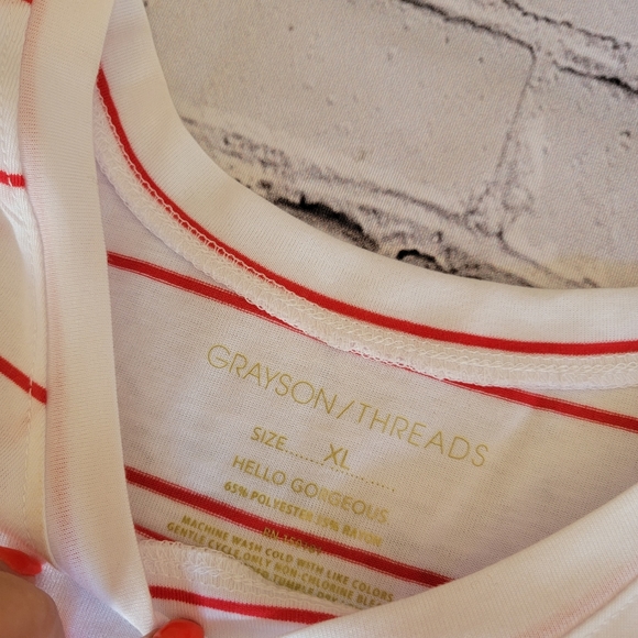 Rose' In The USA Tank Sz XL NWT - Picture 4 of 4